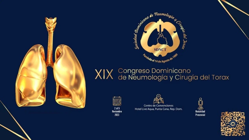 Imagen del Congreso 2022 de la Sociedad Dominicana de Neumología y Cirugía del Tórax