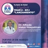 Portada del NeumoPodcast episodio 1 temporada 2 con Dr. Alfredo Matos Hoepelman, presidente de la Sociedad Dominicana de Neumología y Cirugía del Tórax