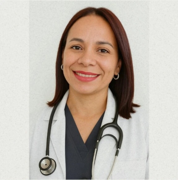 Coordinadora Zona Sur Ana Carolina Montas de la Sociedad Dominicana de Neumología y Cirugía del Tórax