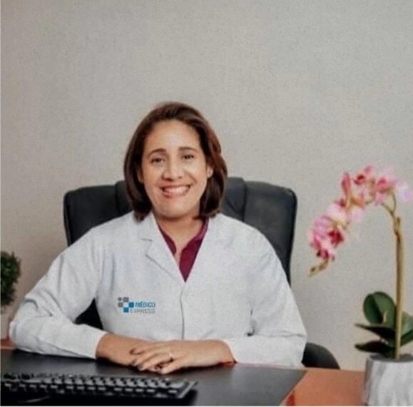 Coordinadora Gran Santo Domingo Fe María Peña de la Sociedad Dominicana de Neumología y Cirugía del Tórax