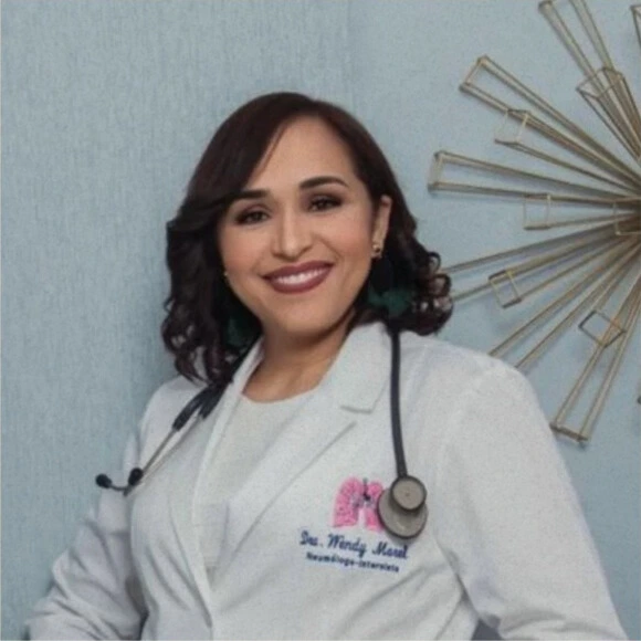 Sub-coordinadora Jornadas y Cursos Wendy Morel de la Sociedad Dominicana de Neumología y Cirugía del Tórax