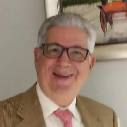 Retrato de Maromo Fernández, Presidente de la Sociedad Dominicana de Neumología y Cirugía del Tórax, 1993 - 1994