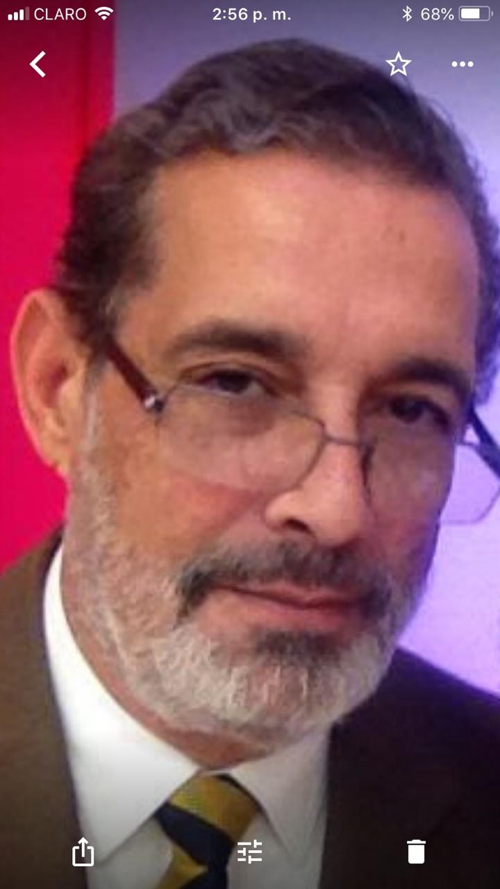 Retrato de Eusebio Garrido, Presidente de la Sociedad Dominicana de Neumología y Cirugía del Tórax, 1995 - 1997
