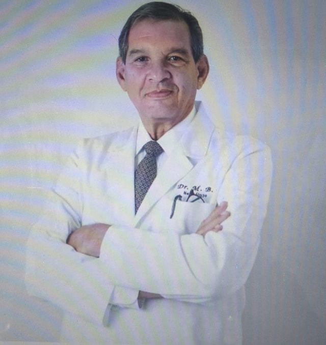 Retrato de Federico Mejía Biaggy, Presidente de la Sociedad Dominicana de Neumología y Cirugía del Tórax, 1986 - 1988