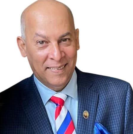 Retrato de Eduardo Gautreau de Windt, Presidente de la Sociedad Dominicana de Neumología y Cirugía del Tórax, 2005 - 2007